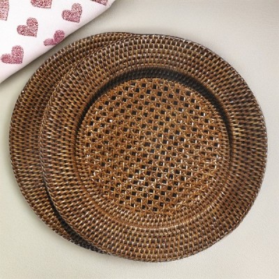 RD-0013-0112 - RATTAN ROUND UNDER PLATE TRAY DIRECT FROM FACTORY EXPORTER IN ASIA TO IMPORTERS RD-0013-0112 - RATTAN ROUND UNDER PLATE TRAY DIRECT FROM FACTORY EXPORTER IN ASIA TO IMPORTERS