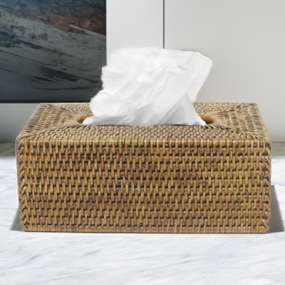 2023-01-2134 -  RATTAN RECTANGULAR TISSUE BOX DIRECT FROM FACTORY EXPORTER IN ASIA TO IMPORTERS