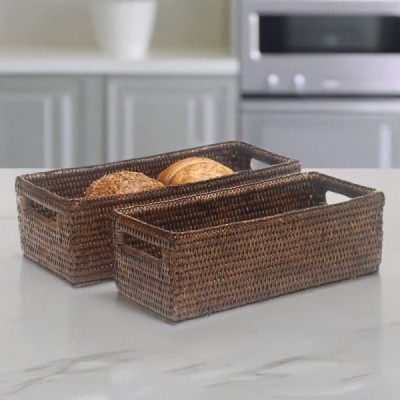 BREAD-38 - RATTAN MULTI TRAY WITH INSERT HANDLES SET/2 DIRECT FROM FACTORY EXPORTER IN ASIA TO IMPORTERS BREAD-38 - RATTAN MULTI TRAY WITH INSERT HANDLES SET/2 DIRECT FROM FACTORY EXPORTER IN ASIA TO IMPORTERS