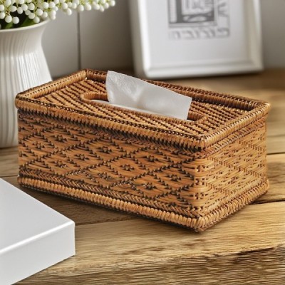 FULL-MANDALAY-11 -  RATTAN RECT. TISSUE BOX COVER DIRECT FROM FACTORY EXPORTER IN ASIA TO IMPORTERS