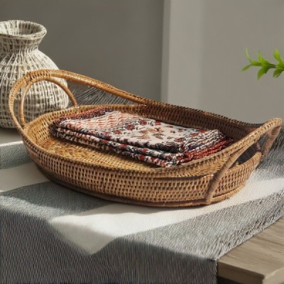 2013-012-0018 - TRADITIONAL RED BOAT TRAY WITH XCROSS BASE WEAVING DIRECT FROM FACTORY EXPORTER IN ASIA TO IMPORTERS 2013-012-0018 - TRADITIONAL RED BOAT TRAY WITH XCROSS BASE WEAVING DIRECT FROM FACTORY EXPORTER IN ASIA TO IMPORTERS