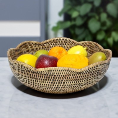 2024-01-3093 -  SMALL TAPPERED FLOWER FRUIT BOWL DIRECT FROM FACTORY EXPORTER IN ASIA TO IMPORTERS