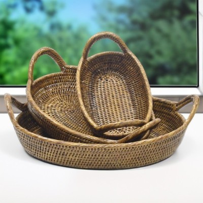 2023-06-2318 -  RATTAN TRAY DUQUESA SET OF 3 TRAYS DIRECT FROM FACTORY EXPORTER IN ASIA TO IMPORTERS