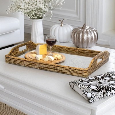2023-01-2043 - RATTAN MORNING TRAY WITH GLASS INSERT LARGE DIRECT FROM FACTORY EXPORTER IN ASIA TO IMPORTERS 2023-01-2043 - RATTAN MORNING TRAY WITH GLASS INSERT LARGE DIRECT FROM FACTORY EXPORTER IN ASIA TO IMPORTERS