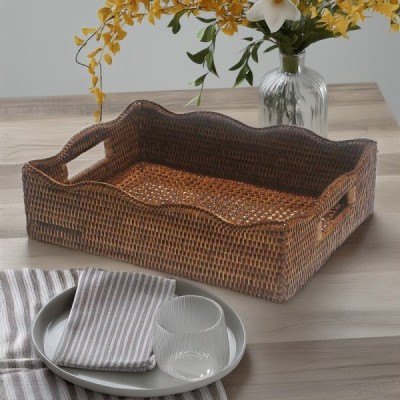 2013-012-0301 -  RATTAN LACE TRAY DIRECT FROM FACTORY EXPORTER IN ASIA TO IMPORTERS