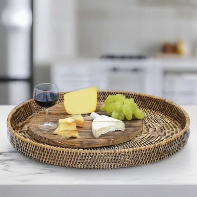 2023-12-2994 - RATTAN COCKTAIL SNACK TRAY DIRECT FROM FACTORY EXPORTER IN ASIA TO IMPORTERS 2023-12-2994 - RATTAN COCKTAIL SNACK TRAY DIRECT FROM FACTORY EXPORTER IN ASIA TO IMPORTERS