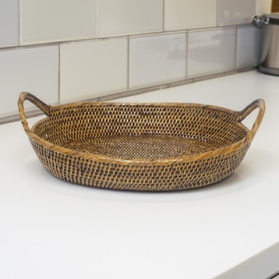 2023-01-2106 -  RATTAN TRAY DUQUESA LARGE (NEW OVAL TRAY) DIRECT FROM FACTORY EXPORTER IN ASIA TO IMPORTERS