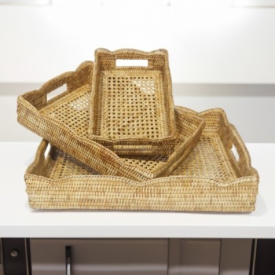 2023-01-2117 -  RATTAN LACE TRAY (3 PCS SET) DIRECT FROM FACTORY EXPORTER IN ASIA TO IMPORTERS