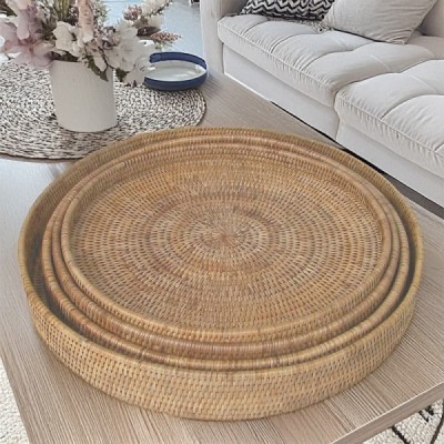 TR-63 - SET OF 4 ROUND STACKING TRAYS DIRECT FROM FACTORY EXPORTER IN ASIA TO IMPORTERS TR-63 - SET OF 4 ROUND STACKING TRAYS DIRECT FROM FACTORY EXPORTER IN ASIA TO IMPORTERS