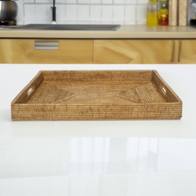 2023-01-2158 -  RATTAN RECTANGULAR TRAYS WITH INSERT HANDLES DIRECT FROM FACTORY EXPORTER IN ASIA TO IMPORTERS