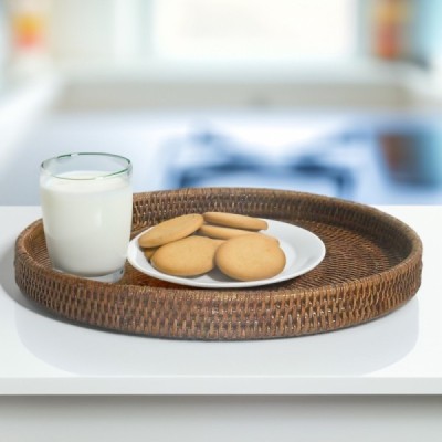 TR-65 -  RATTAN ROUND TRAY DIRECT FROM FACTORY EXPORTER IN ASIA TO IMPORTERS