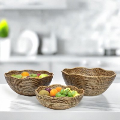 2024-01-3089 - SET OF 3 RATTAN TAPPERED FLOWER FRUIT BOWLS DIRECT FROM FACTORY EXPORTER IN ASIA TO IMPORTERS 2024-01-3089 - SET OF 3 RATTAN TAPPERED FLOWER FRUIT BOWLS DIRECT FROM FACTORY EXPORTER IN ASIA TO IMPORTERS