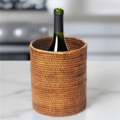 2014-003-0667 -  RATTAN WINE BOTTLE HOLDER DIRECT FROM FACTORY EXPORTER IN ASIA TO IMPORTERS