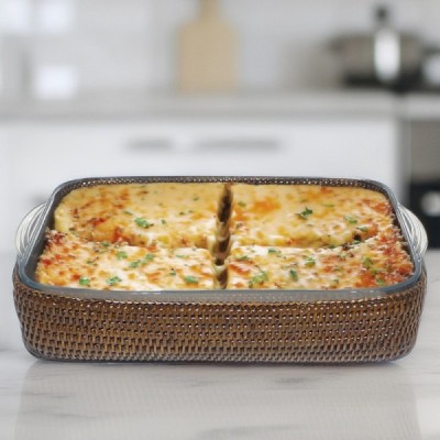 2023-06-2442 - PYREX RECTANGULAR RATTAN HOLDER DIRECT FROM FACTORY EXPORTER IN ASIA TO IMPORTERS 2023-06-2442 - PYREX RECTANGULAR RATTAN HOLDER DIRECT FROM FACTORY EXPORTER IN ASIA TO IMPORTERS