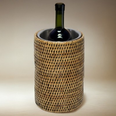 2024-10-3584 -  BROWN EMBROIDERY WINE COOLER DIRECT FROM FACTORY EXPORTER IN ASIA TO IMPORTERS