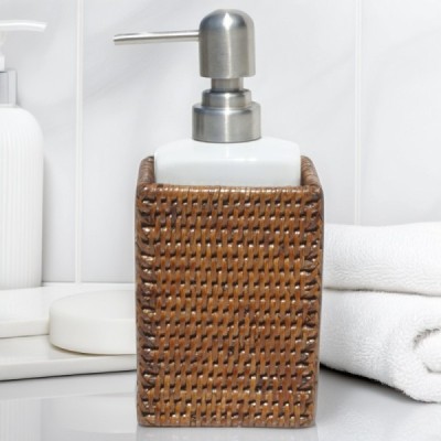 2020-09-1574 - RATTAN SOAP PUMP WITH INNER CERAMIC DIRECT FROM FACTORY EXPORTER IN ASIA TO IMPORTERS 2020-09-1574 - RATTAN SOAP PUMP WITH INNER CERAMIC DIRECT FROM FACTORY EXPORTER IN ASIA TO IMPORTERS