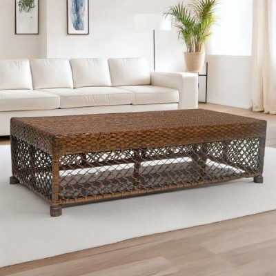 TAB-40 -  RATTAN COLONIAL COFFEE TABLE DIRECT FROM FACTORY EXPORTER IN ASIA TO IMPORTERS