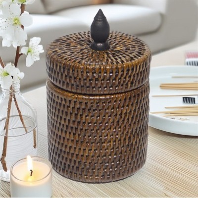 2023-06-2405 -  RATTAN COTTON WOOL HOLDER DIRECT FROM FACTORY EXPORTER IN ASIA TO IMPORTERS