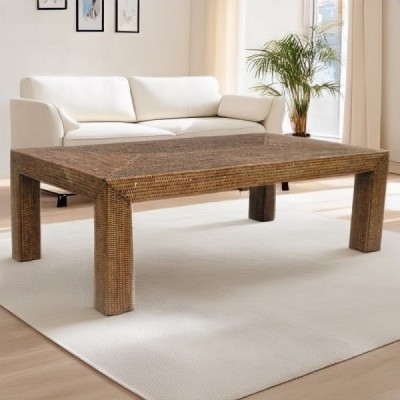 TAB-43 -  RATTAN RECTANGULAR NEWYORK PERSON COFFEE TABLE DIRECT FROM FACTORY EXPORTER IN ASIA TO IMPORTERS