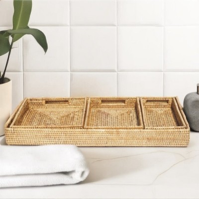 2024-07-3547 -  BATHROOM SPA TRAY SET OF 4 TRAYS DIRECT FROM FACTORY EXPORTER IN ASIA TO IMPORTERS