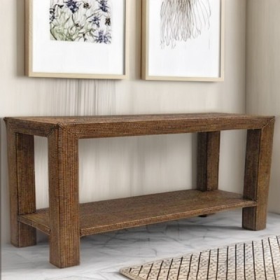 TAB-54 - RATTAN ALFRESCO PARSON CONSOLE TAB-54 - RATTAN ALFRESCO PARSON CONSOLE