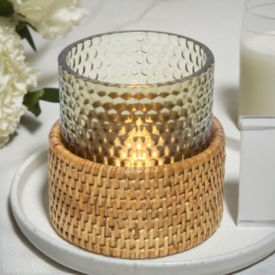 2024-04-3224 -  LARGE LOW EMROIDERY CANDLE HOLDER DIRECT FROM FACTORY EXPORTER IN ASIA TO IMPORTERS