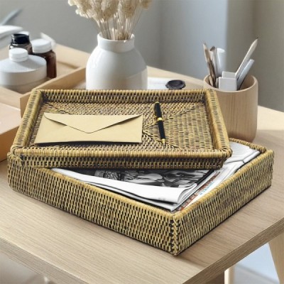 2023-07-2759 - RATTAN PAPER TRAY WITH INSERTED SUNKEN TRAY DIRECT FROM FACTORY EXPORTER IN ASIA TO IMPORTERS 2023-07-2759 - RATTAN PAPER TRAY WITH INSERTED SUNKEN TRAY DIRECT FROM FACTORY EXPORTER IN ASIA TO IMPORTERS