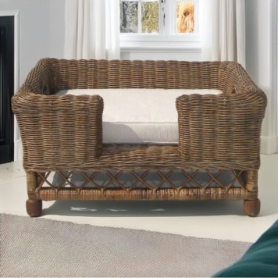 BE-5 -  RATTAN SQUARE PET BED DIRECT FROM FACTORY EXPORTER IN ASIA TO IMPORTERS