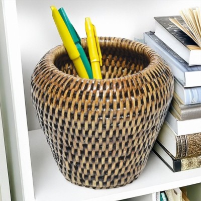 2024-01-3097 - NATURAL RATTAN PEN POT DIRECT FROM FACTORY EXPORTER IN ASIA TO IMPORTERS 2024-01-3097 - NATURAL RATTAN PEN POT DIRECT FROM FACTORY EXPORTER IN ASIA TO IMPORTERS