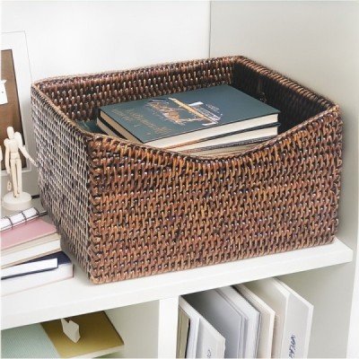 2018-001-160 -  RATTAN SHELF BASKET DIRECT FROM FACTORY EXPORTER IN ASIA TO IMPORTERS