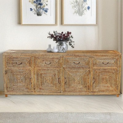 2023-01-1943 - RATTAN 4 DOOR CABINET DIRECT FROM FACTORY EXPORTER IN ASIA TO IMPORTERS 2023-01-1943 - RATTAN 4 DOOR CABINET DIRECT FROM FACTORY EXPORTER IN ASIA TO IMPORTERS