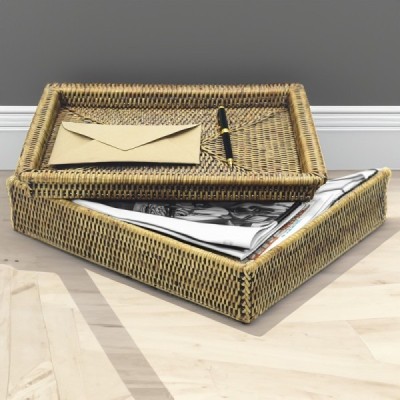 2023-07-2759 -  RATTAN PAPER TRAY WITH INSERTED SUNKEN TRAY DIRECT FROM FACTORY EXPORTER IN ASIA TO IMPORTERS