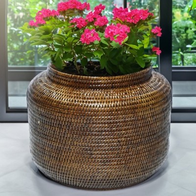 2023-11-2938 -  MODERN ROUNDED LARGE PLANTER DIRECT FROM FACTORY EXPORTER IN ASIA TO IMPORTERS