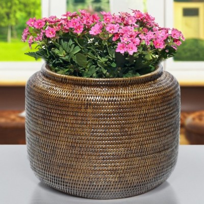 2023-11-2939 -  MODERN ROUNDED MEDIUM SIZED PLANTER DIRECT FROM FACTORY EXPORTER IN ASIA TO IMPORTERS