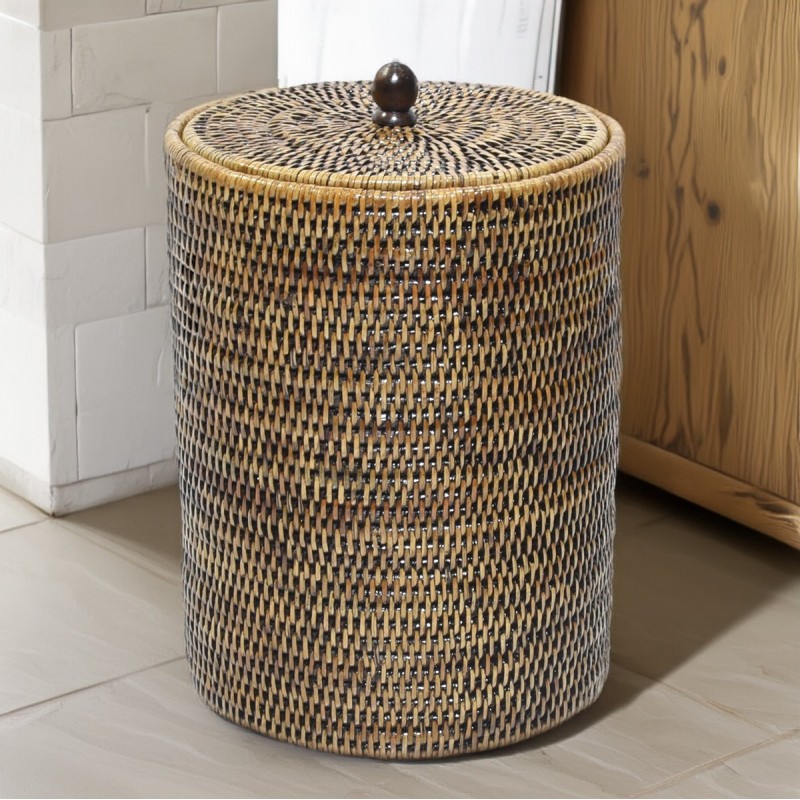 Rattan Island Rattan Large Laundry Basket With Lid Direct From Asia Manufacturer La