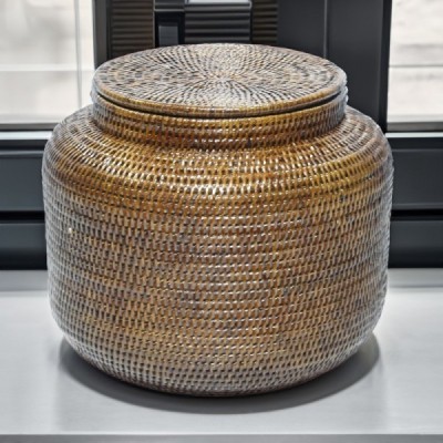 2023-10-2904 -  SMALL CURVED RATTAN WASTE BASKETS DIRECT FROM FACTORY EXPORTER IN ASIA TO IMPORTERS