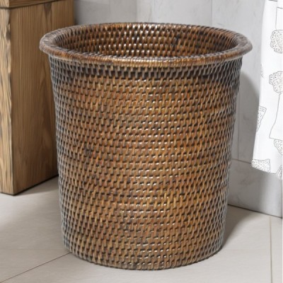 2024-01-3118 -  SMALL RATTAN WASTE BIN DIRECT FROM FACTORY EXPORTER IN ASIA TO IMPORTERS