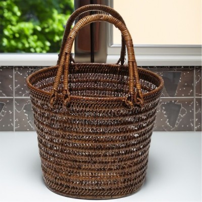 2023-01-1914 -  RATTAN YANGON SHOPPING BASKET DIRECT FROM FACTORY EXPORTER IN ASIA TO IMPORTERS