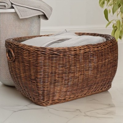 2018-001-447 -  TWO TIME WICKER WOVEN FAMILY BASKET DIRECT FROM FACTORY EXPORTER IN ASIA TO IMPORTERS