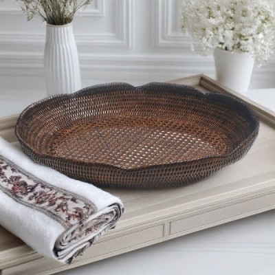 2013-012-0292 - RATTAN FLOWER OVAL TRAY DIRECT FROM FACTORY EXPORTER IN ASIA TO IMPORTERS 2013-012-0292 - RATTAN FLOWER OVAL TRAY DIRECT FROM FACTORY EXPORTER IN ASIA TO IMPORTERS