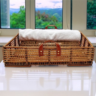 2020-09-1527 -  RATTAN RUSTIC SPA TOWEL TRAY DIRECT FROM FACTORY EXPORTER IN ASIA TO IMPORTERS