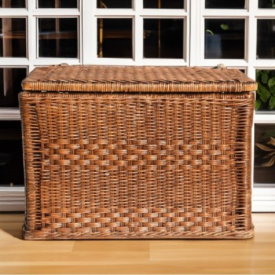 2020-09-1697 -  RATTAN RUSTIC STORAGE TRUNK DIRECT FROM FACTORY EXPORTER IN ASIA TO IMPORTERS