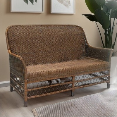 FU-CL-32 -  RATTAN ELEGANT 2-SEATER SOFA DIRECT FROM FACTORY EXPORTER IN ASIA TO IMPORTERS