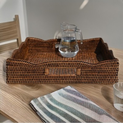 2020-09-1746 -  RATTAN SCALLOPED RECTANGULAR DRINKS TRAY DIRECT FROM FACTORY EXPORTER IN ASIA TO IMPORTERS