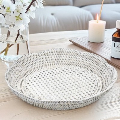 2023-06-2261 -  RATTAN NEW ROUND TRAY ( EX. LARGE ) DIRECT FROM FACTORY EXPORTER IN ASIA TO IMPORTERS